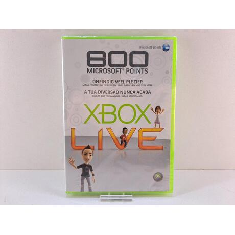 800 Microsoft Points Sealed