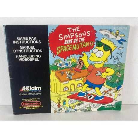 The Simpson's Bart VS Space mutants Manual FAH